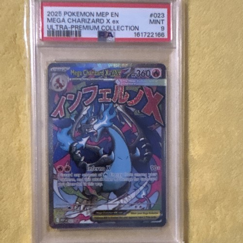 PSA 9 Pokemon Mega Charizard X EX 023 Ultra-Premium Collection Promo Holo