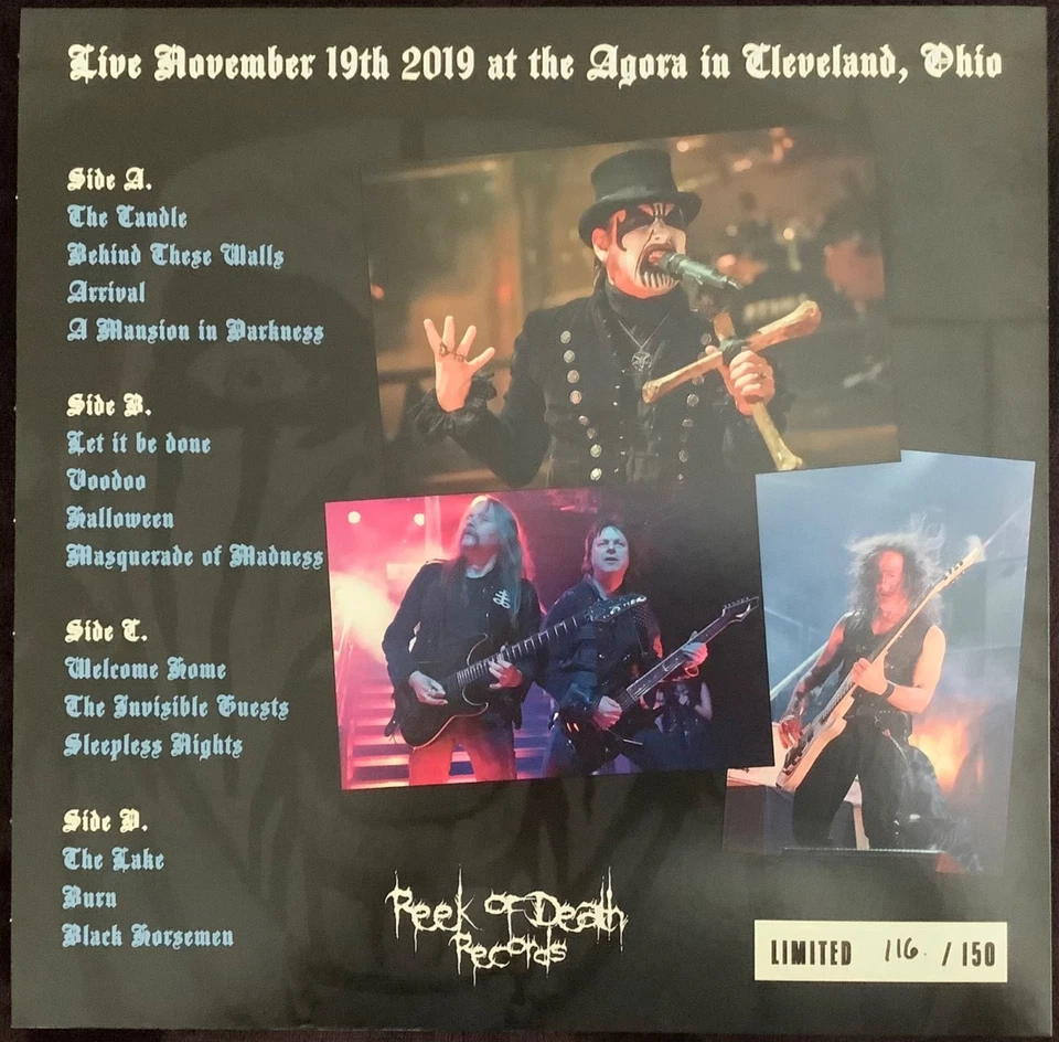 KING DIAMOND MADNESS IN THE LAND 2LP NEW MERCYFUL FATE HEAVY METAL LIVE 2019 LE - Image 2 of 4