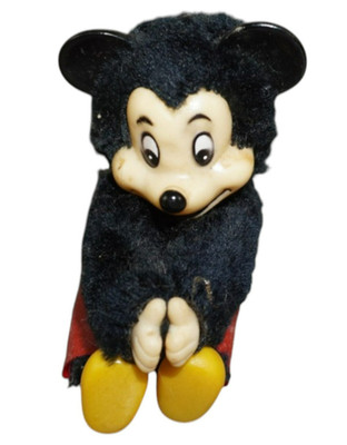 Disney Mickey Mouse Vintage Klammerfigur Hand Grabber Pencil Hugger 80er Jahre