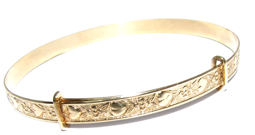 Enfants 9ct 9carat or Jaune Bracelet - Photo 1/6