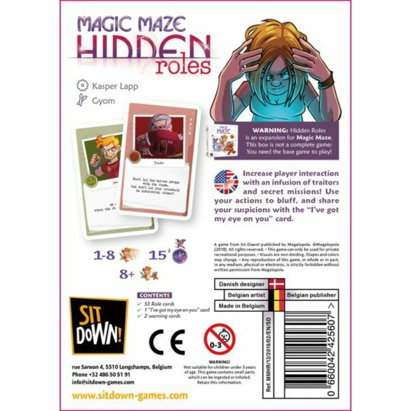 Magic Maze: Hidden Roles Board Game expansion - Image 2 of 3