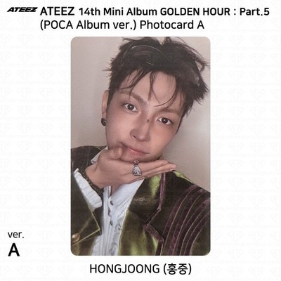 ATEEZ 14th Mini Album Golden Hour Part.5 POCA Album ver. Photocard
