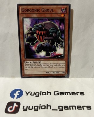 YUGIOH GORGONIC GHOUL LVAL COMMON PLAYED