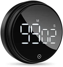 Digital Magnetic Timer LED Display Adjustable Volume Kitchen Office