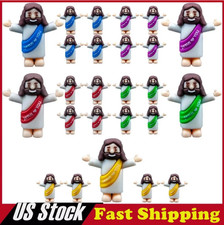 100 Little Jesus Figures Original Design Jesus Love You Mini Rubber Jesus Toy  