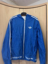 VTG Adidas Originals Men's reversible Windbreaker Jacket M Full-Zip Polyester