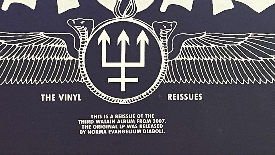 WATAIN - Sworn to the Dark Rare 2LP 2012 Reissue Ltd to 500 EX Condition IMPORT - Image 3 of 4