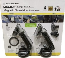 Scosche MagicMount Flip 2-Pack Magnetic Phone Mount Dash/Window/Vent MagSafe