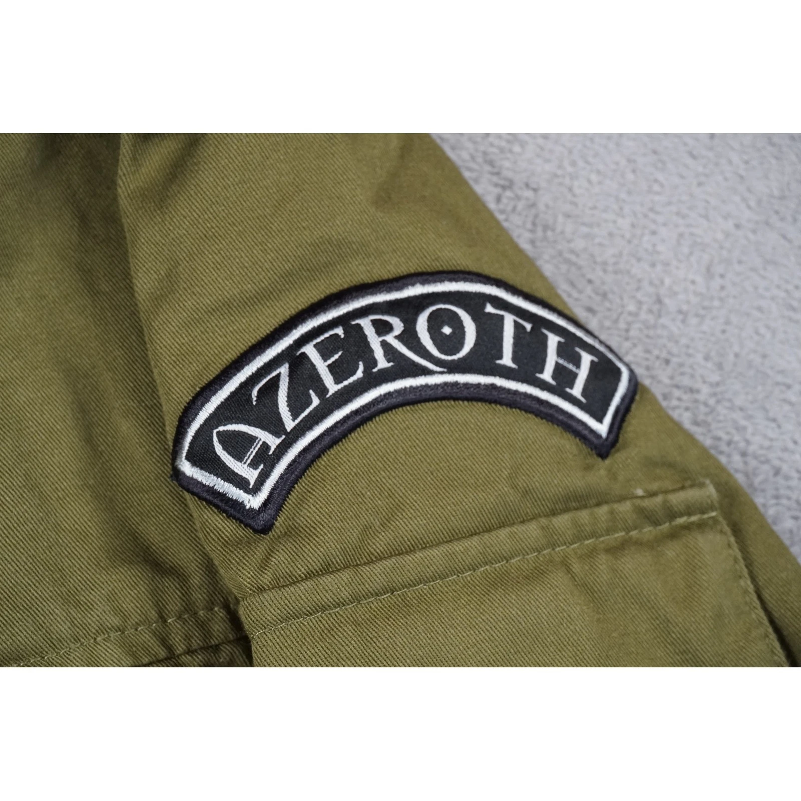 World of Warcraft Battlemaster Jacket Men S Olive Military JINX Blizzard Azeroth - product detail image 7