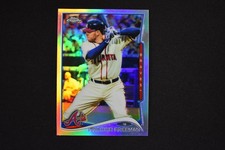 2014 Topps Chrome Freddie Freeman Refractor #146 Atlanta Braves