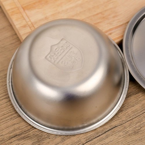 1Pcs 304 Stainless Steel Steamed Egg Bowl with Lid Children Bow Rice Bow - Picture 9 of 11