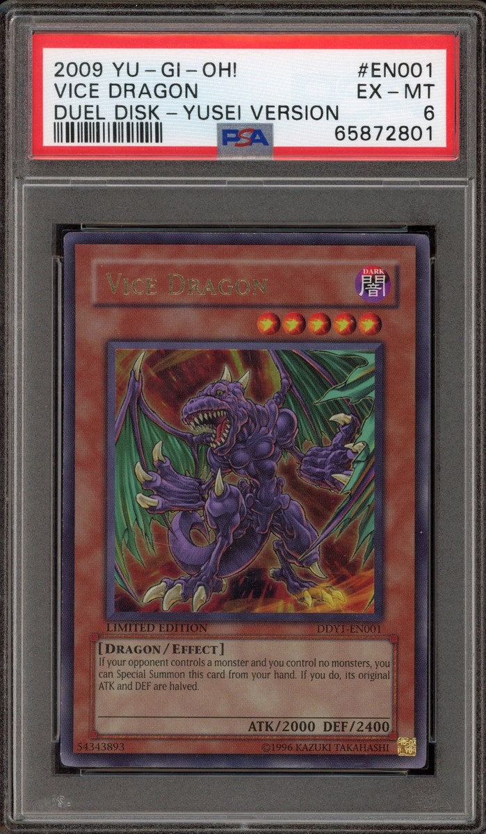Yu-Gi-Oh! Vice Dragon Duel Disk Yusei Version Ultra Rare Promo