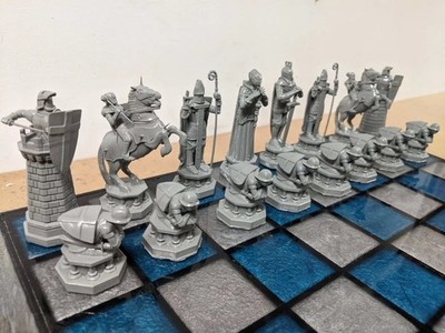 Harry Potter Wizard Chess Set Both Sides Pieces Only No Board