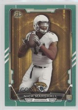 2015 Bowman Rookies Green /99 Nick Marshall #109 0c6