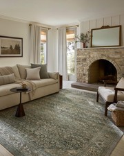 Magnolia Home by Joanna Gaines Wimberly Collection WYM-03 Lagoon/Wheat 2'-6