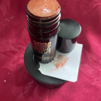 Biba Vintage 60er / 70er Chunky Face Rouge Foundation METALLIC PEACH Deadstock
