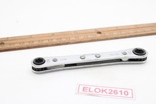 Snap-on R810C 1/4" x 5/16"  6 Point SAE Double Box End Ratcheting Wrench USA