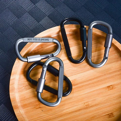 Premium Alu Karabinerhaken Karabiner Haken Schnapphaken Aluminium Camping Neu