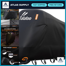 Heavy Duty Waterproof Motorcycle Cover for Outdoor Storage - Fits Up to 96.5