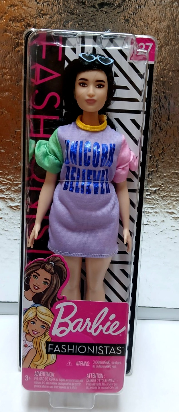 Barbie Fashionistas N. 127 FXL60 Mora avec Robe Licorne Unicorn Believer