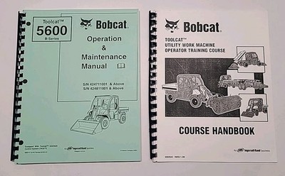 Bobcat Toolcat Operation &maintenance Manual And Training Manual