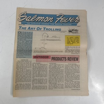 Salmon Fever Newspaper The Outdoor Journal For Serious Anglers Summer 1995