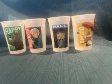 NEW Subway Happy Gilmore Bad Bunny Limited Ed Cup W/Lids Set  Netflix FREE ship