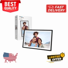 Nixplay 15.6" WiFi Digital Picture Frame, FHD Touch Screen, Auto-Rotate, Cloud