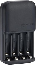 Smart Battery Charger for Rechargeable AA and AAA NiMh Batteries 4-Bay Fast