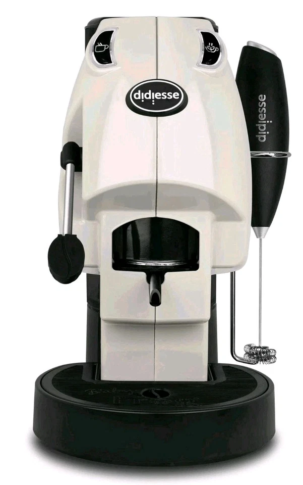 Macchina da Caffè Frog Baby BIANCO con FRULLINO MONTALATTE OMAGGIO 450 WATT. 