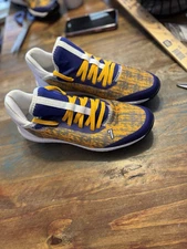 Boombah Baseball Softball Turf Shoes Yellow / Purple Men's 7