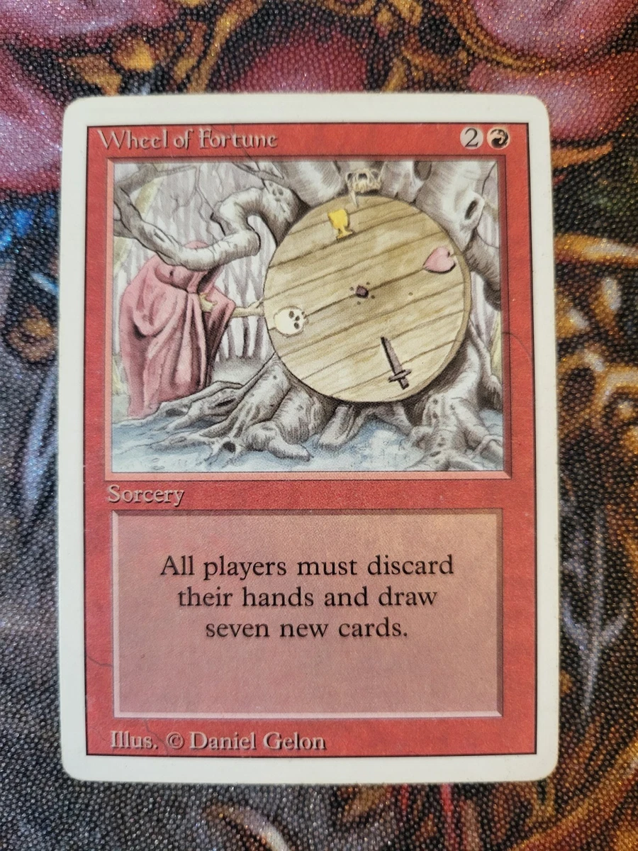 Wheel Of Fortune In Individual Magic: The Gathering Cards for sale