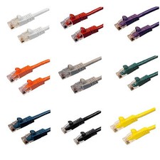 Category 5e Cat 5e Cat5e Ethernet LAN Molded Type 24 AWG UTP Patch Cord 350MHz