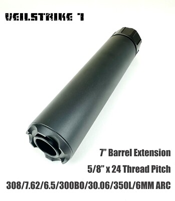 #ad #ad VeilStrike 7quot; Bronze 5 8quot;x24 Muzzle Brake Extension Tube for AEG GBB