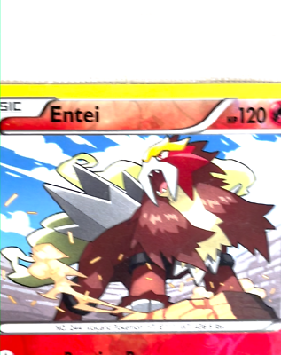 Pokemon Entei Holo Foil Promo Card 2015 14/98 HP120 | eBay