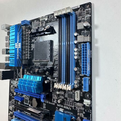 FOR ASROCK M5A99FX PRO R2.0 AMD AM3 DDR3*4 32GB ATX Motherboard Test OK - Picture 4 of 5