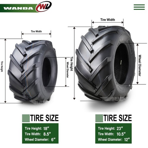 Set 4 WANDA 18x8 5 8 23x10 5 12 Lawn Mower Agriculture Farm Tractor set-4-wanda-18x8-5-8-23x10-5-12-lawn-mower-agriculture-farm-tractor