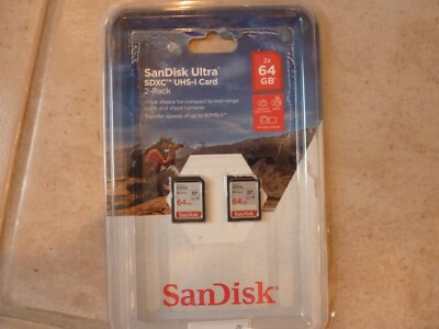 SanDisk Ultra SDXC UHS-1 Card 2x 64 gb