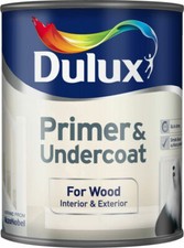 Dulux Primer & Undercoat Paint For Wood - 750Ml - Interior & Exterior