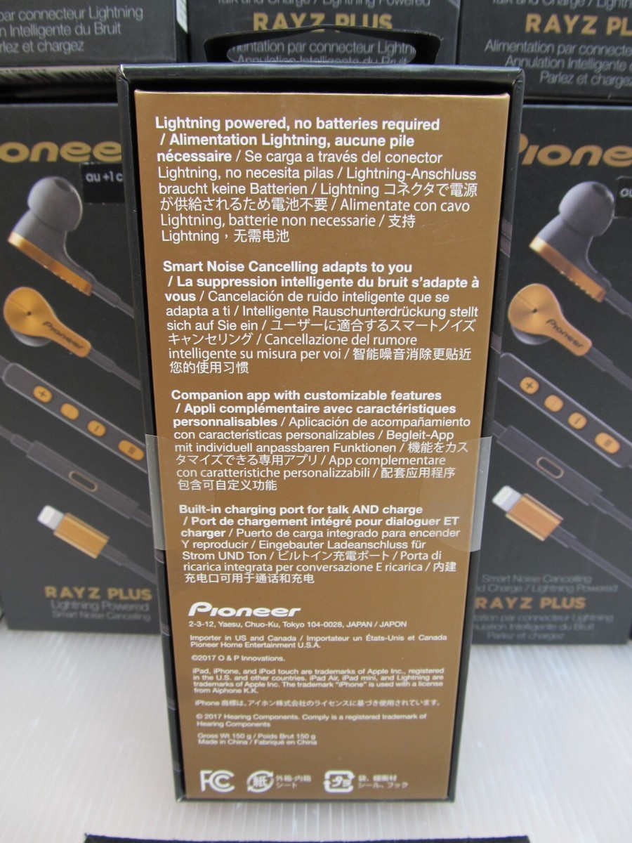 NEW| Pioneer Rayz Plus SE-LTC5R-T Lightning-Powered Noise