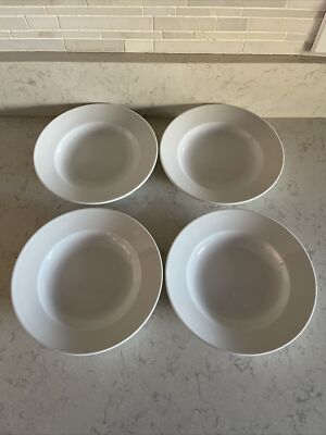 Williams Sonoma Everyday Dinnerware White Wide Rim 9