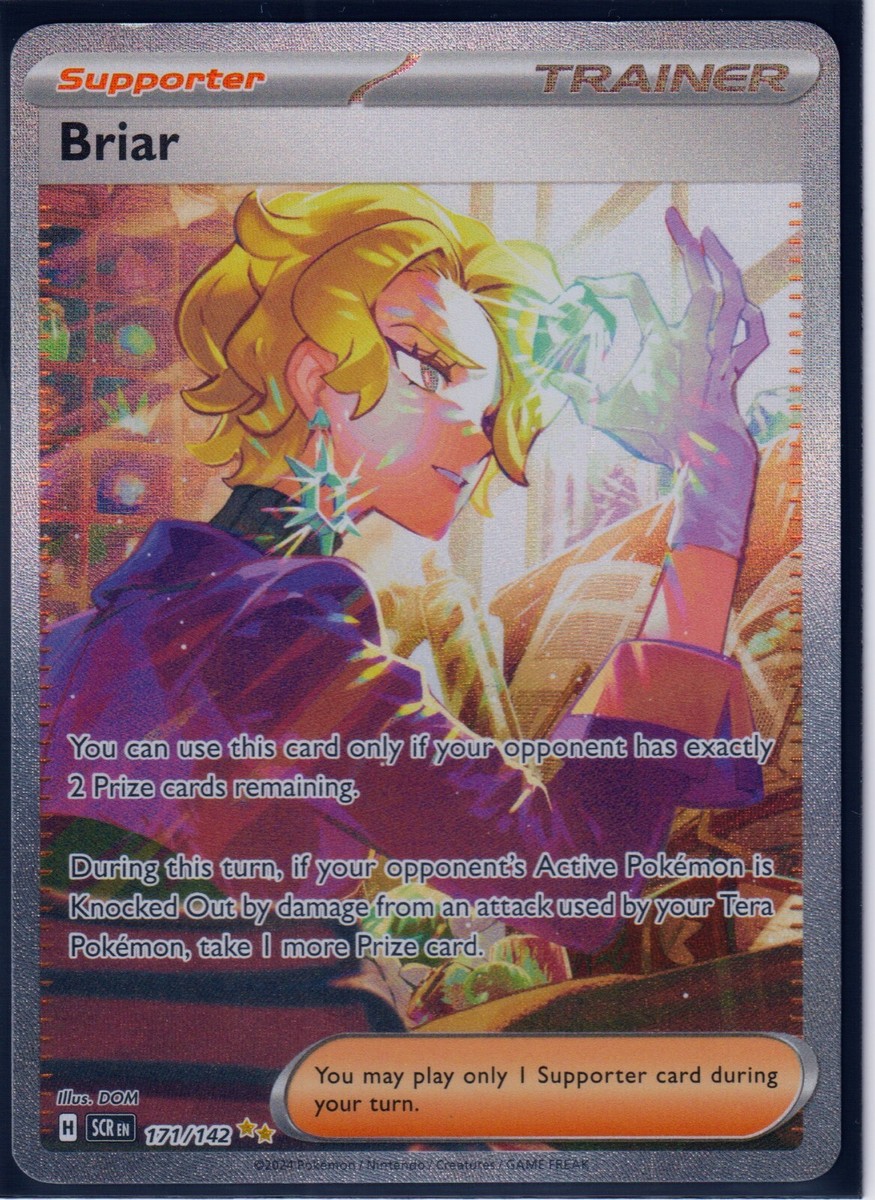 BRIAR 171/142 STELLAR CROWN POKEMON-SPECIAL ILLUSTRATION BRIAR 171/142 STELLAR CROWN POKEMON-SPECIAL ILLUSTRATION