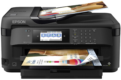 New Epson Large Wide 13x19'' Workforce WF-7710 All-In-1 Inkjet Printer C11CG36201