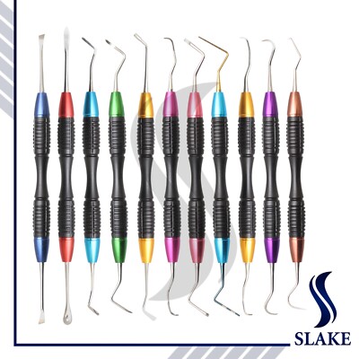 Dental Instrument Composite Gracey Tarter Periosteal Sickle Periotome Lucus CE