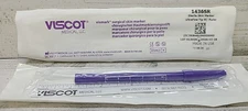 Viscot Surgical Tattoo Skin Marker 5 Sealed Wrapped + Ruler Skin Scribe Sterile