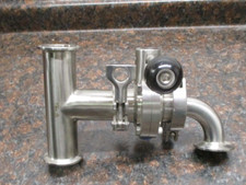 Yuanan SUS 304 SS 101.6x2 16 03 - 4" Butterfly Valve SS304 NEW FREE SHIPPING