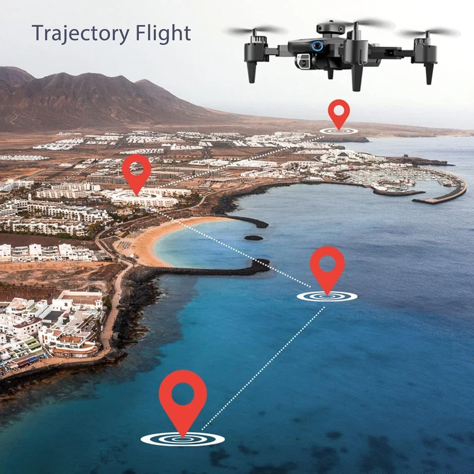 Mini Faltbar WiFi FPV Drohne Mit 4K-HD GPS Kamera Selfie RC Quadrocopter Drone - Bild 2 von 4