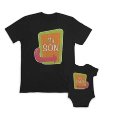 Dad and Baby Matching Outfits Clothes My Son Affection - My Dad Affection Cotton