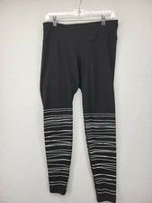 OLD NAVY WOMEN'S PANTS BLACK SIZE LARGE L GO DRY ACTIVEWEAR ATHLEISURE YOGA 