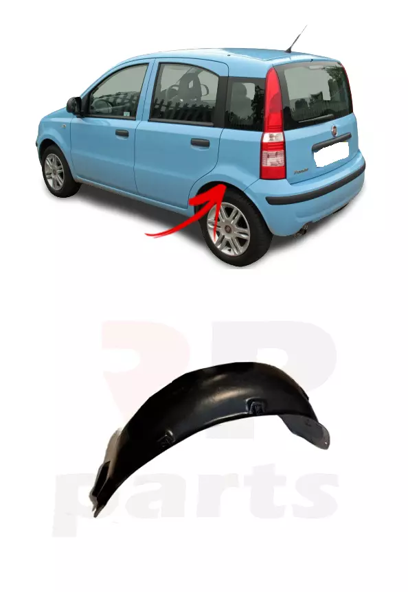 FOR FIAT PANDA 2003 2012 NEW REAR FENDER MUD GUARD SPLASH ARC